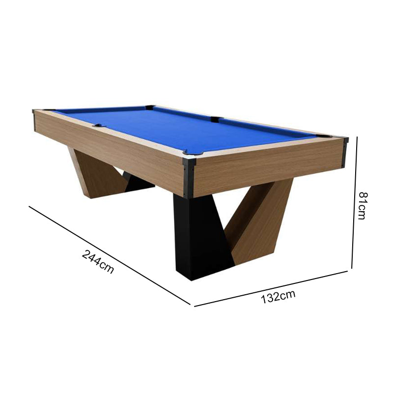 8FT Color-Contrasting Billiard Pool Table with Full Accessories