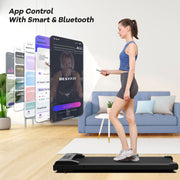 Female Treadmill Walking Pad Adjustment Home Office Gym Fitness Easy Portable