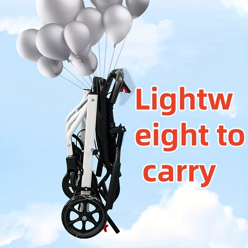 Ultra Lightweight Travel Wheelchair - Foldable, Portable Design
