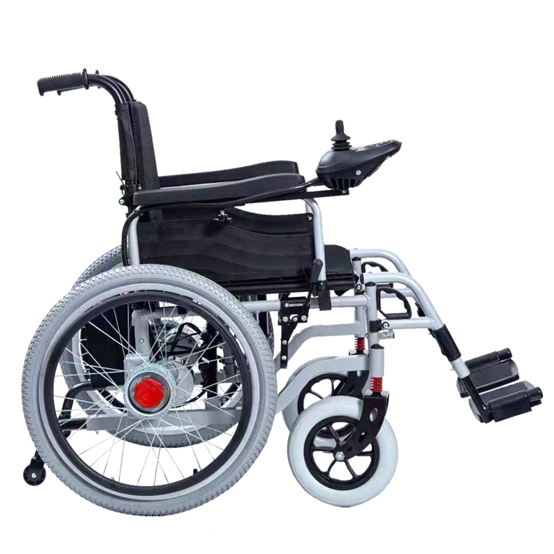 22-inch large-wheel electric wheelchair with electric and manual dual