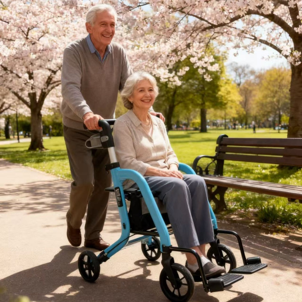 Three-in-One Heavy-Duty Hand Cart Aluminum alloy frame with 4 wheels