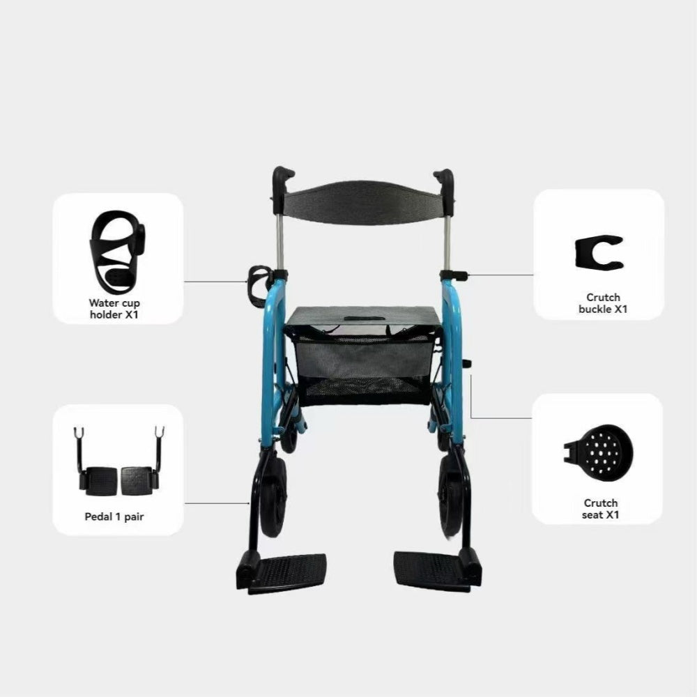 Three-in-One Heavy-Duty Hand Cart Aluminum alloy frame with 4 wheels