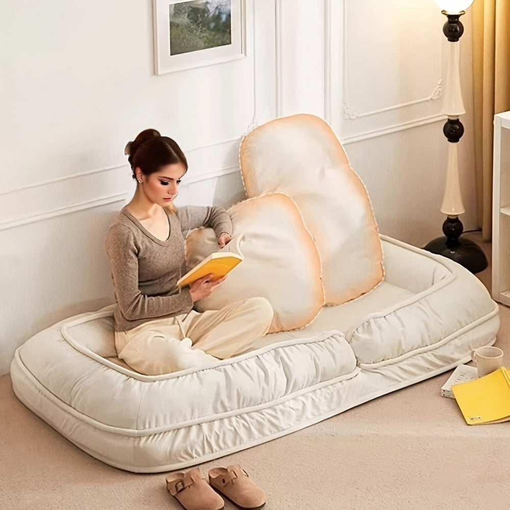 Lazy sofa chair with 5 adjustable backrest positions