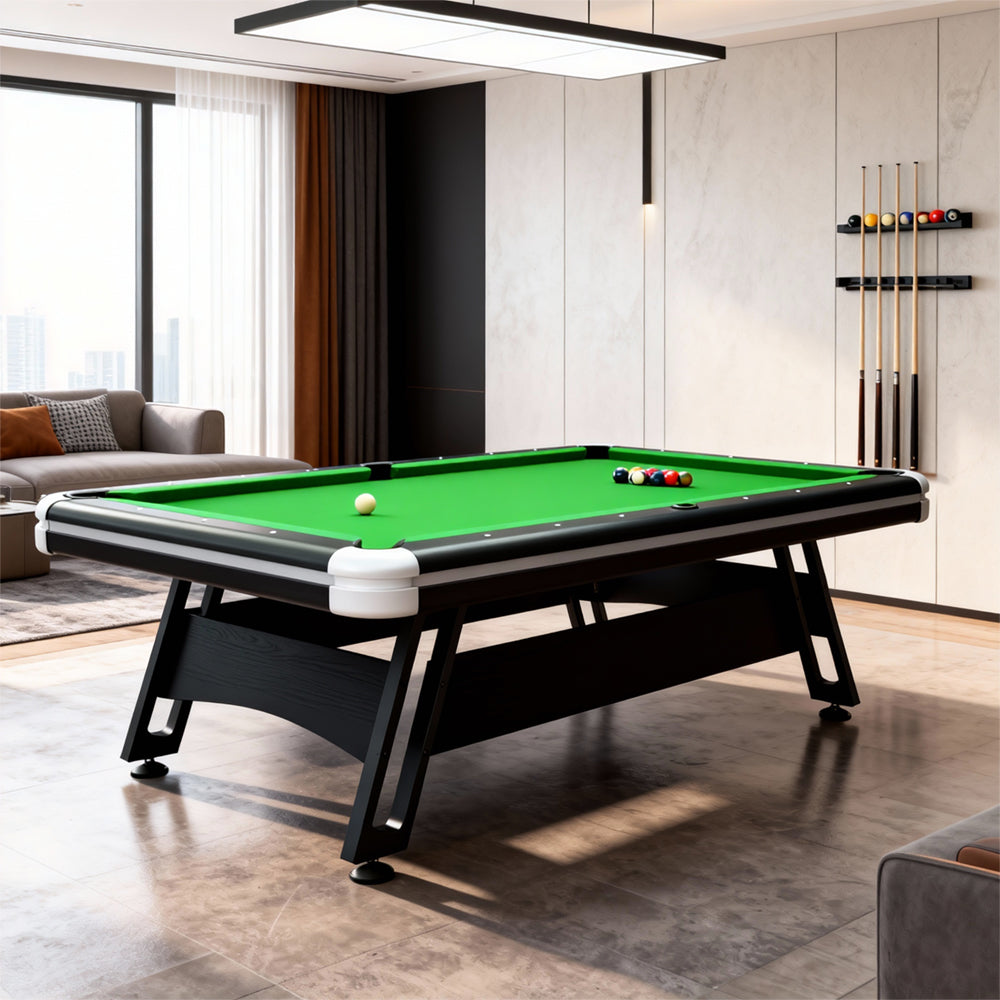 8FT/9FT Metal Support Legs Billiard Pool Table  With Full Accessories