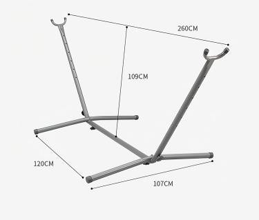 Canvas Outdoor Anti-Toppling CampingPortableSingle HammockDouble Swing