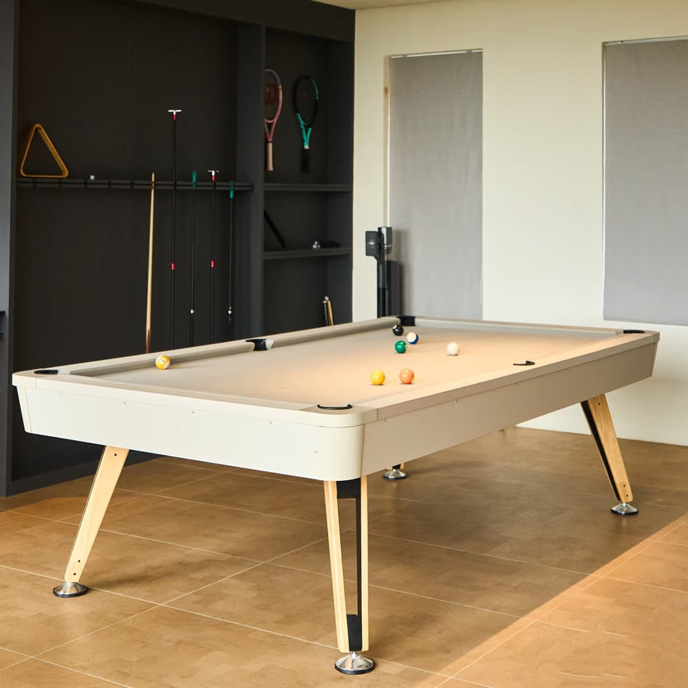 7FT Solid Wood Legs Billiard Pool Table  With Full Accessories