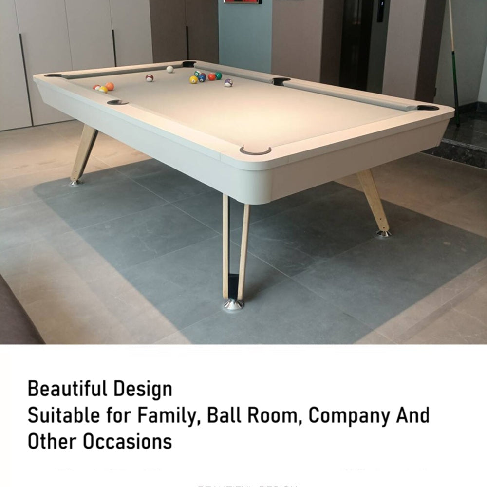 7FT Solid Wood Legs Billiard Pool Table  With Full Accessories