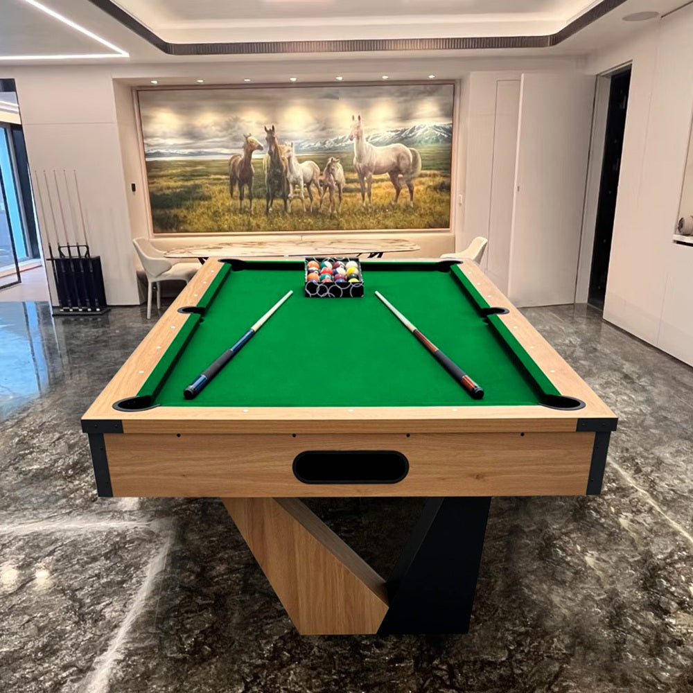 8FT Color-Contrasting Billiard Pool Table with Full Accessories