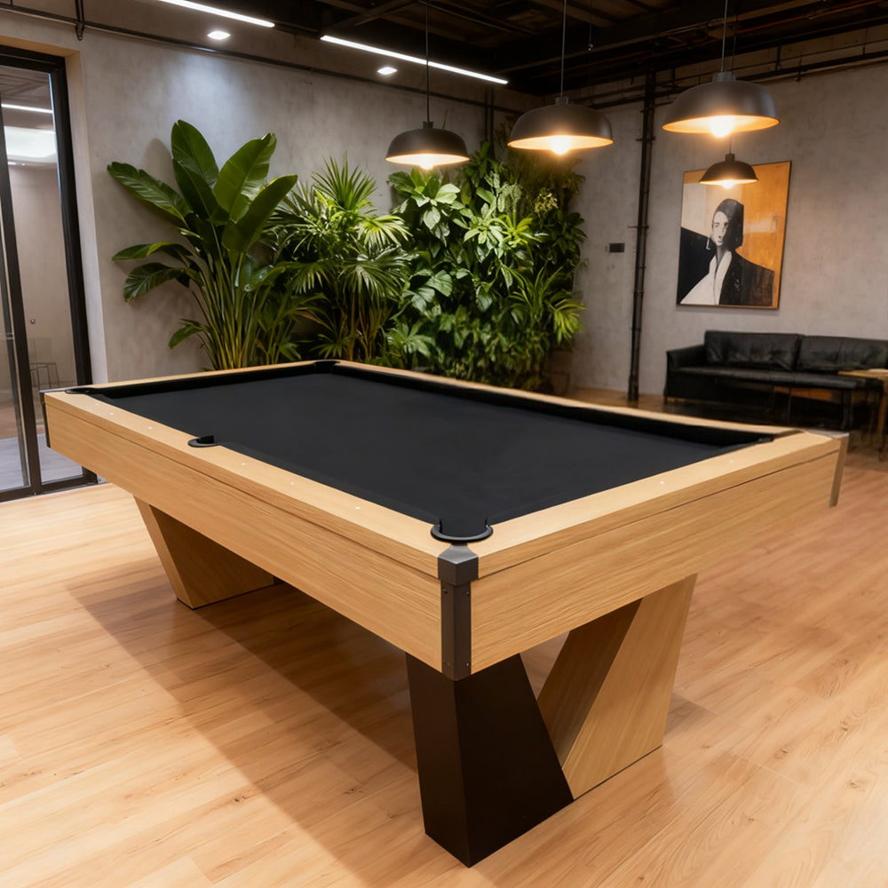 8FT Color-Contrasting Billiard Pool Table with Full Accessories