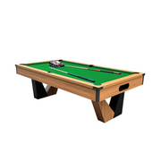 Pool Table with Ball Return and Wool Cloth, Full Accessories, 7ft