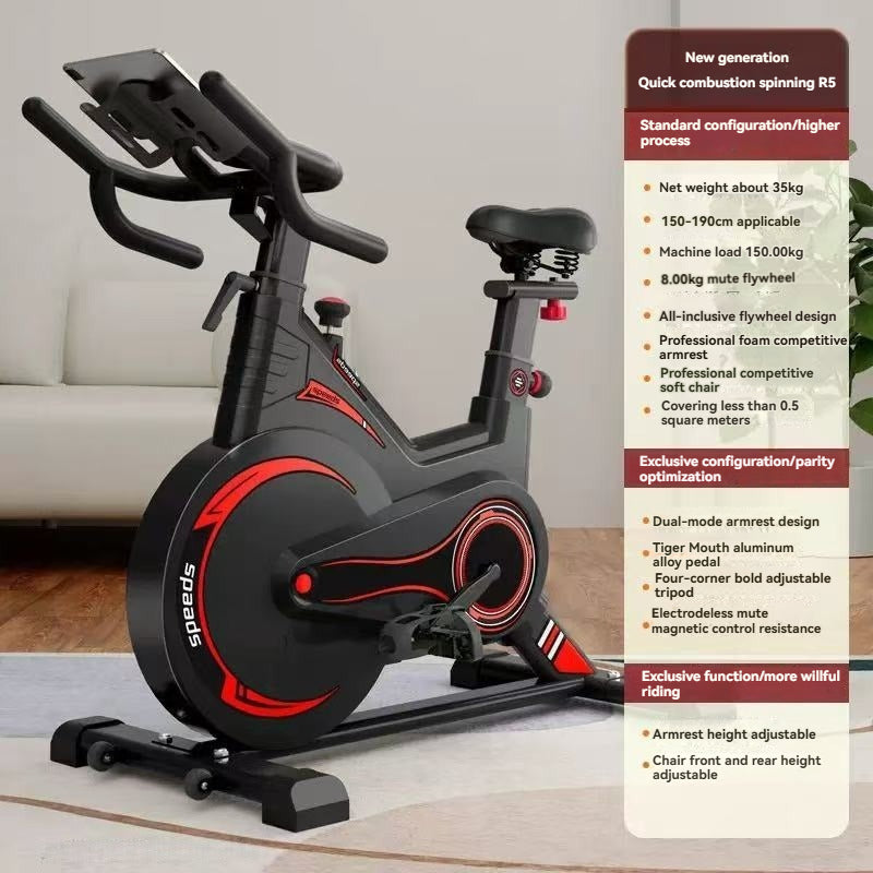 Spinning bikes, ultra-quiet exercise bikes, indoor exercise bicycles,