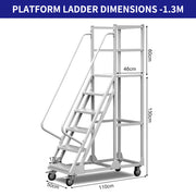 Portable Platform Ladder 1.3m,1.5m,1.6m