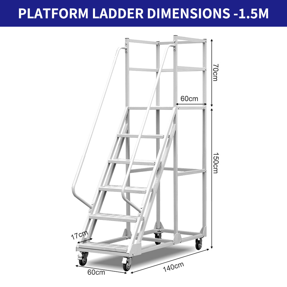 Portable Platform Ladder 1.5m,2m,2.5m,3m