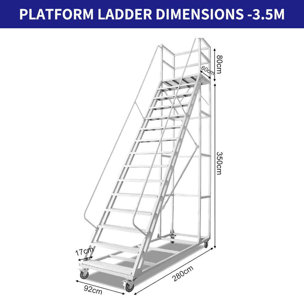 Portable Platform Ladder 3m,3.5m,4m,4.5m
