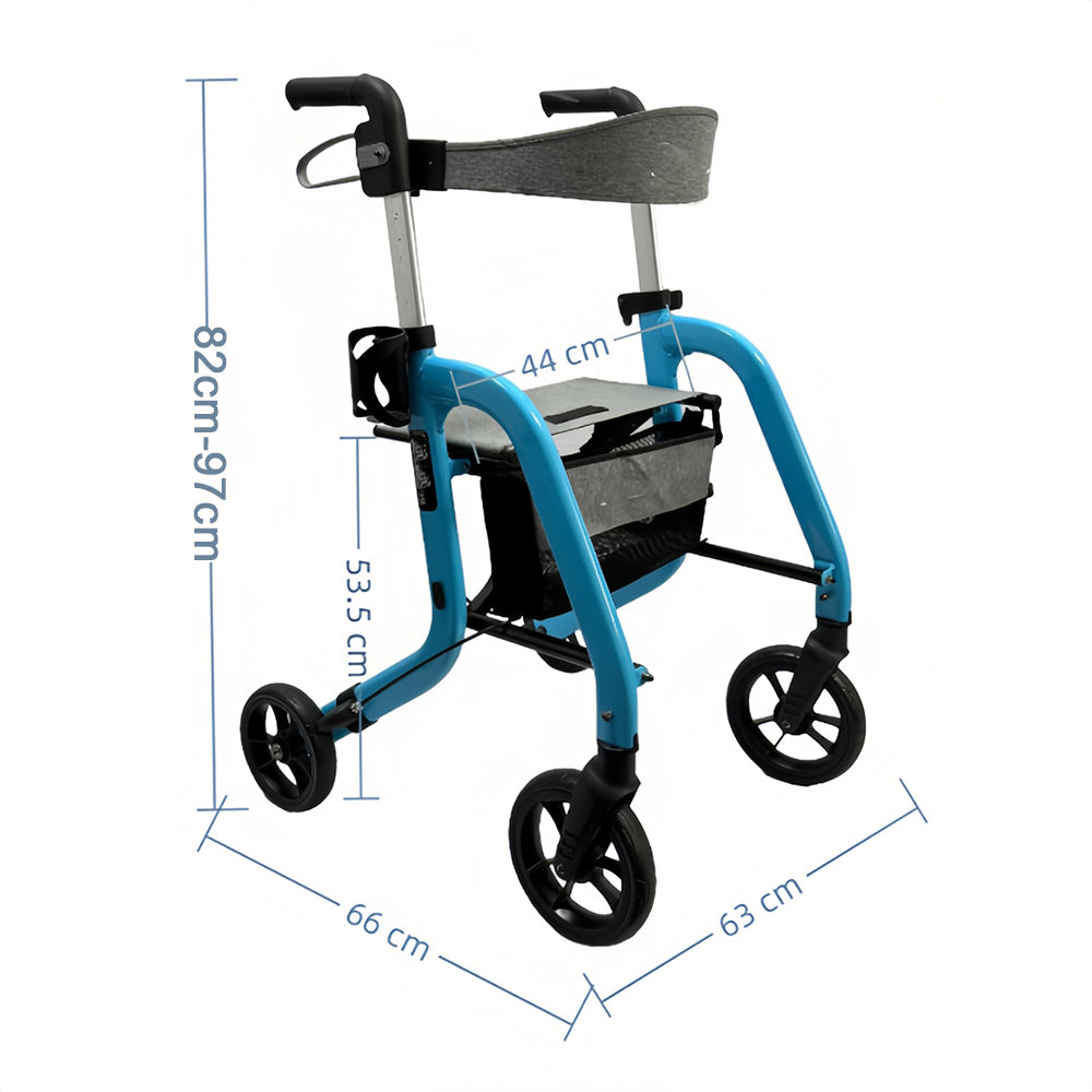 Three-in-One Heavy-Duty Hand Cart Aluminum alloy frame with 4 wheels