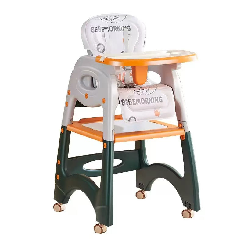 Multi-Functional Convertible Baby High Chair, Anti-Fall & Safe Toddler