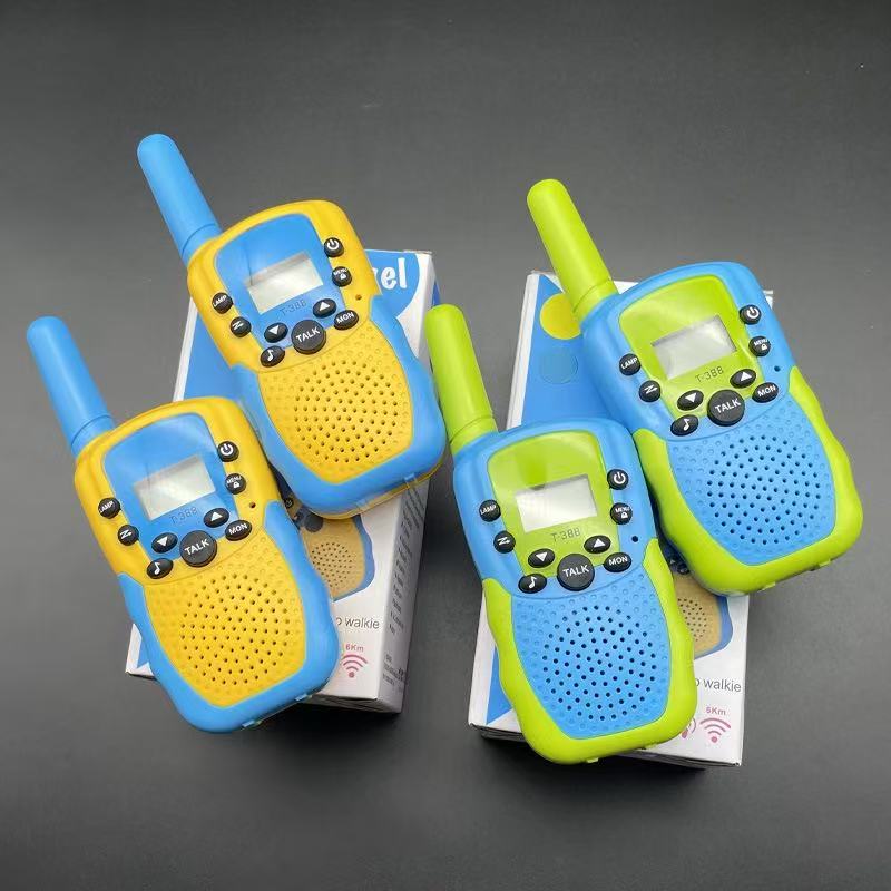 Kids Walkie Talkies 2 Pack - 3KM Long Range Mini Wireless Two-Way Radi