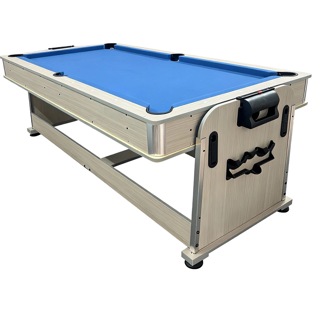 Eeeza 4 In 1 Multi-functional Game Table with Full Accessories for Home, MDF, 7Ft