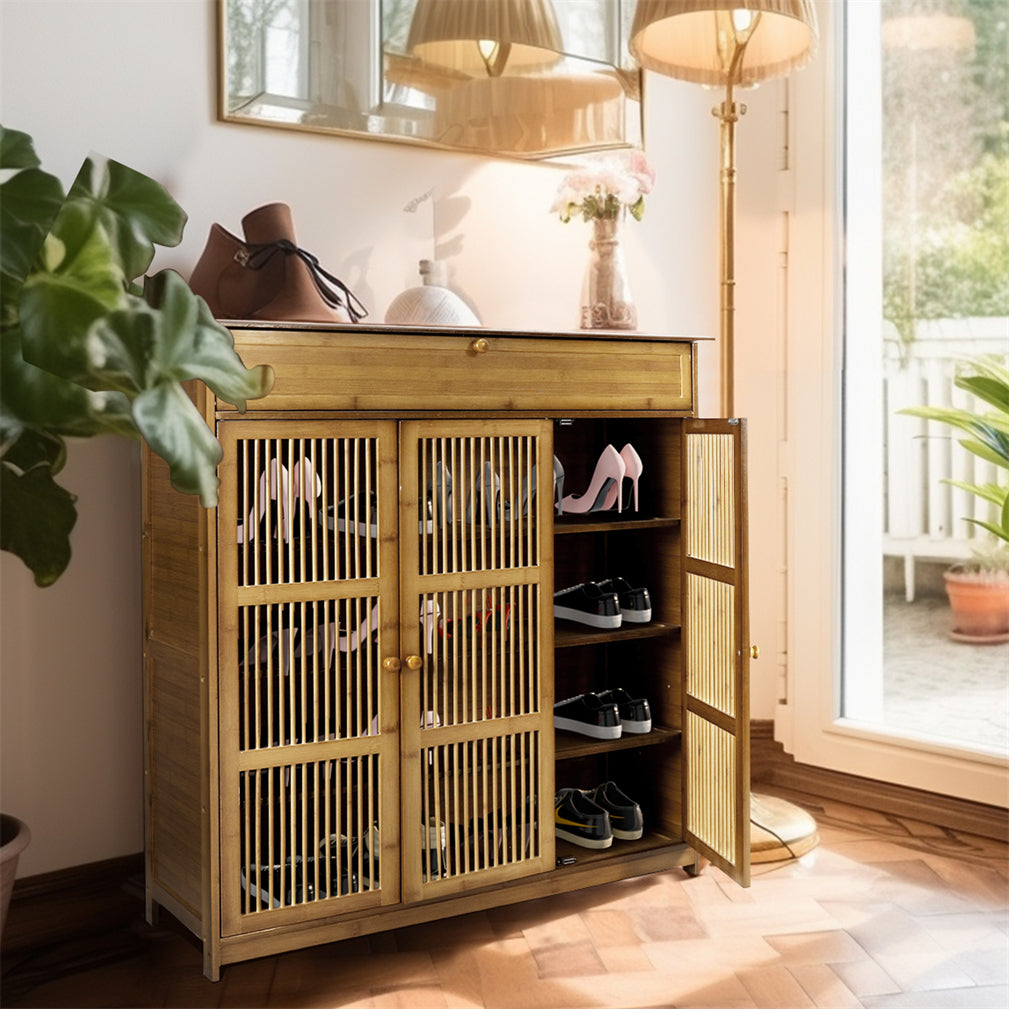 Heavy Shoe Rack Storage Shelf Unit Cabinet Footwear Stand Organiser