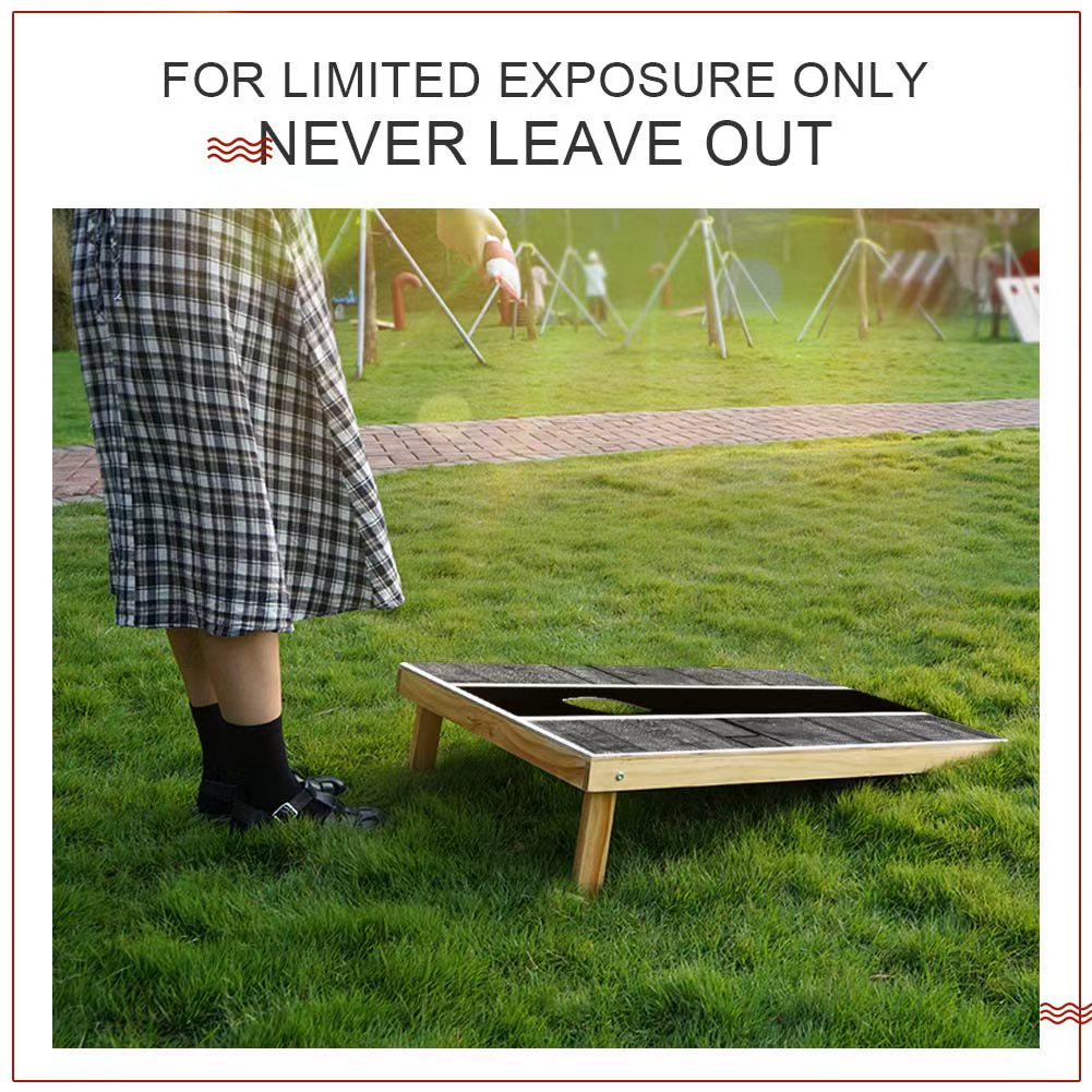 Outdoor cornhole boards，including: 2 sandbag boards, 8 bean bags