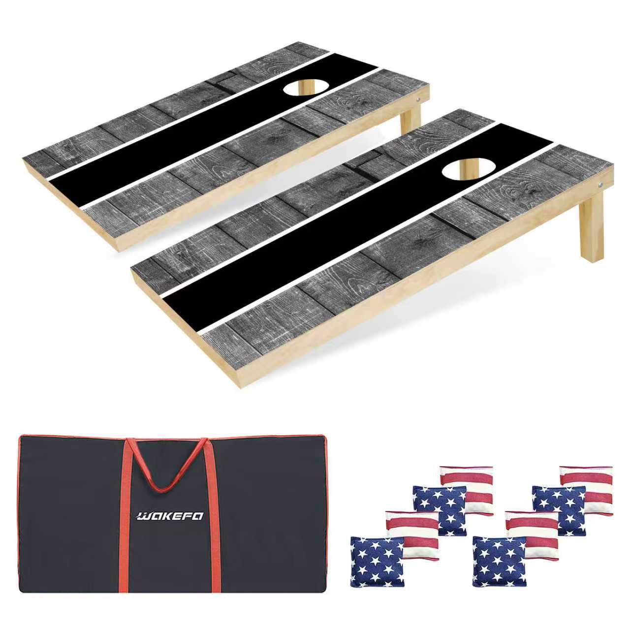 Outdoor cornhole boards，including: 2 sandbag boards, 8 bean bags