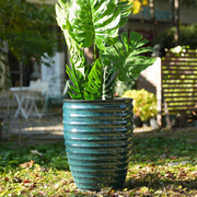 Handmade Deep Green Ceramic Planter