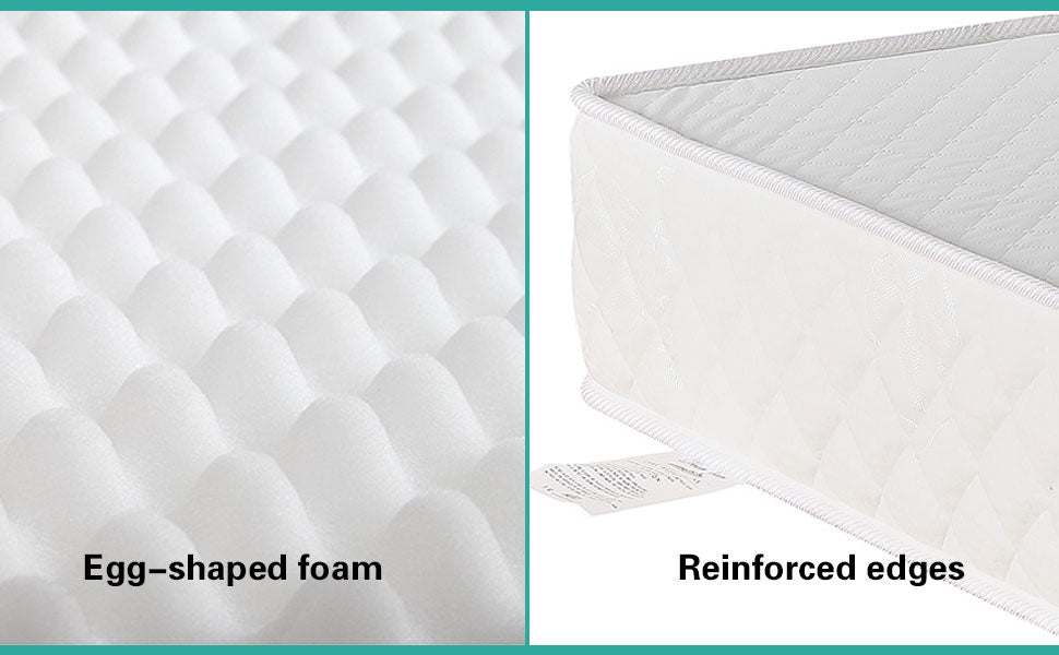 SweetLove PEVA Baby Crib Cot Bed Mattress Hypoallergenic Bonnell Sprin