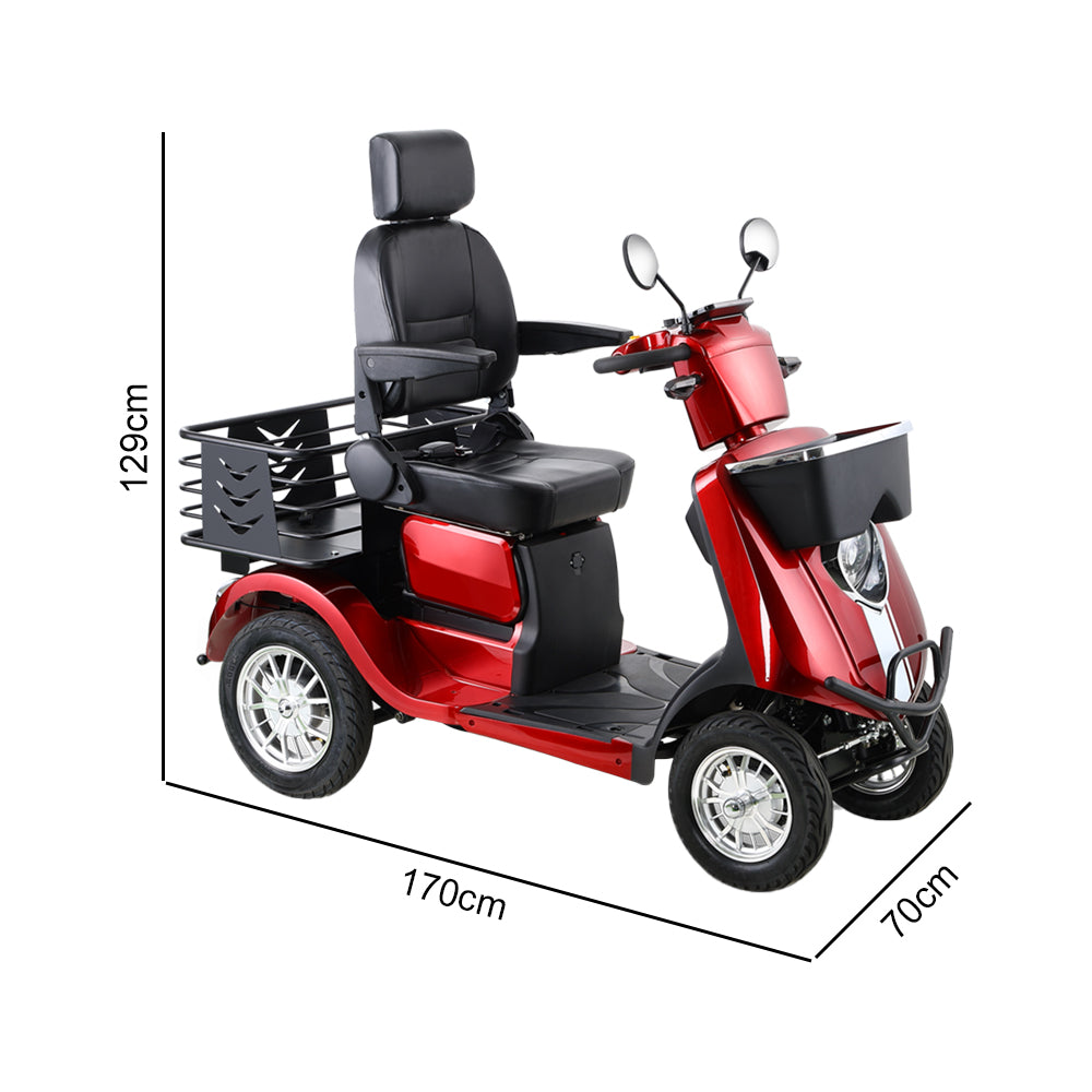 Eeeza Convenient Senior Scooter with 600W 48V 20Ah High-Power Motor