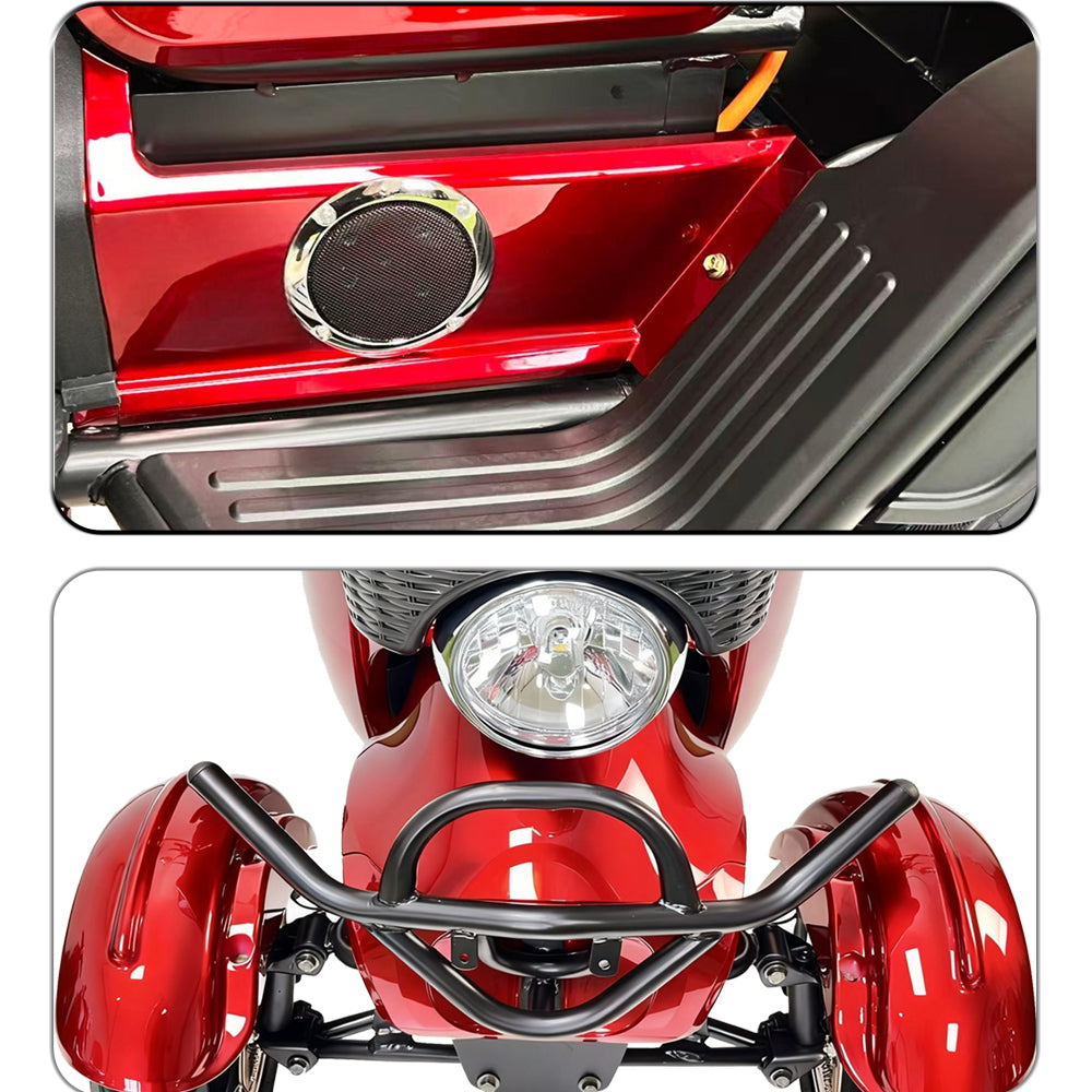 Eeeza Convenient Senior Scooter with 600W 48V 20Ah High-Power Motor