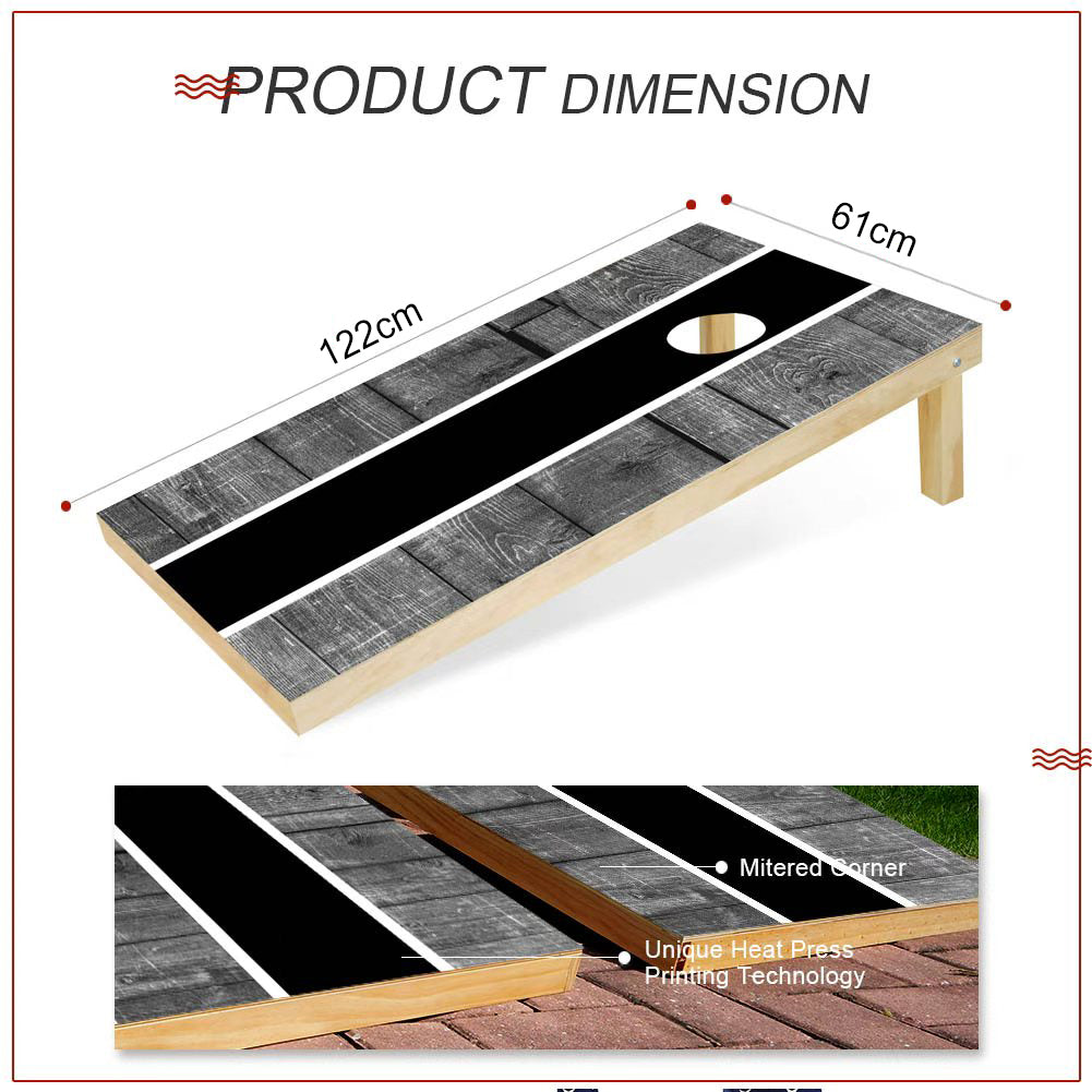 Outdoor cornhole boards，including: 2 sandbag boards, 8 bean bags