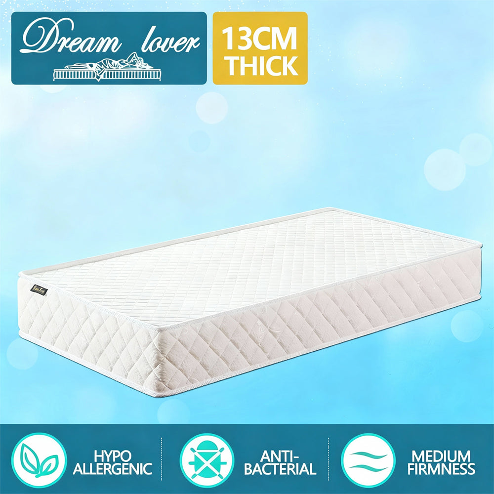 SweetLove PEVA Baby Crib Cot Bed Mattress Hypoallergenic Bonnell Sprin