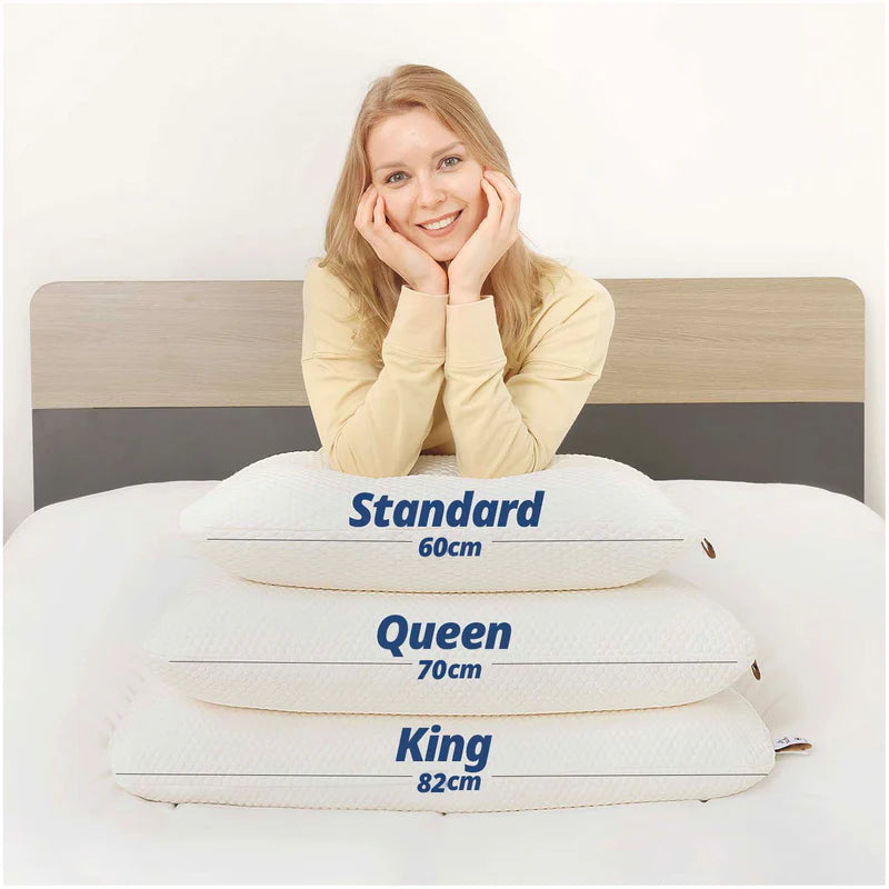 100% Natural Premium Talalay Latex Pillow –Helps Relieve Pressure