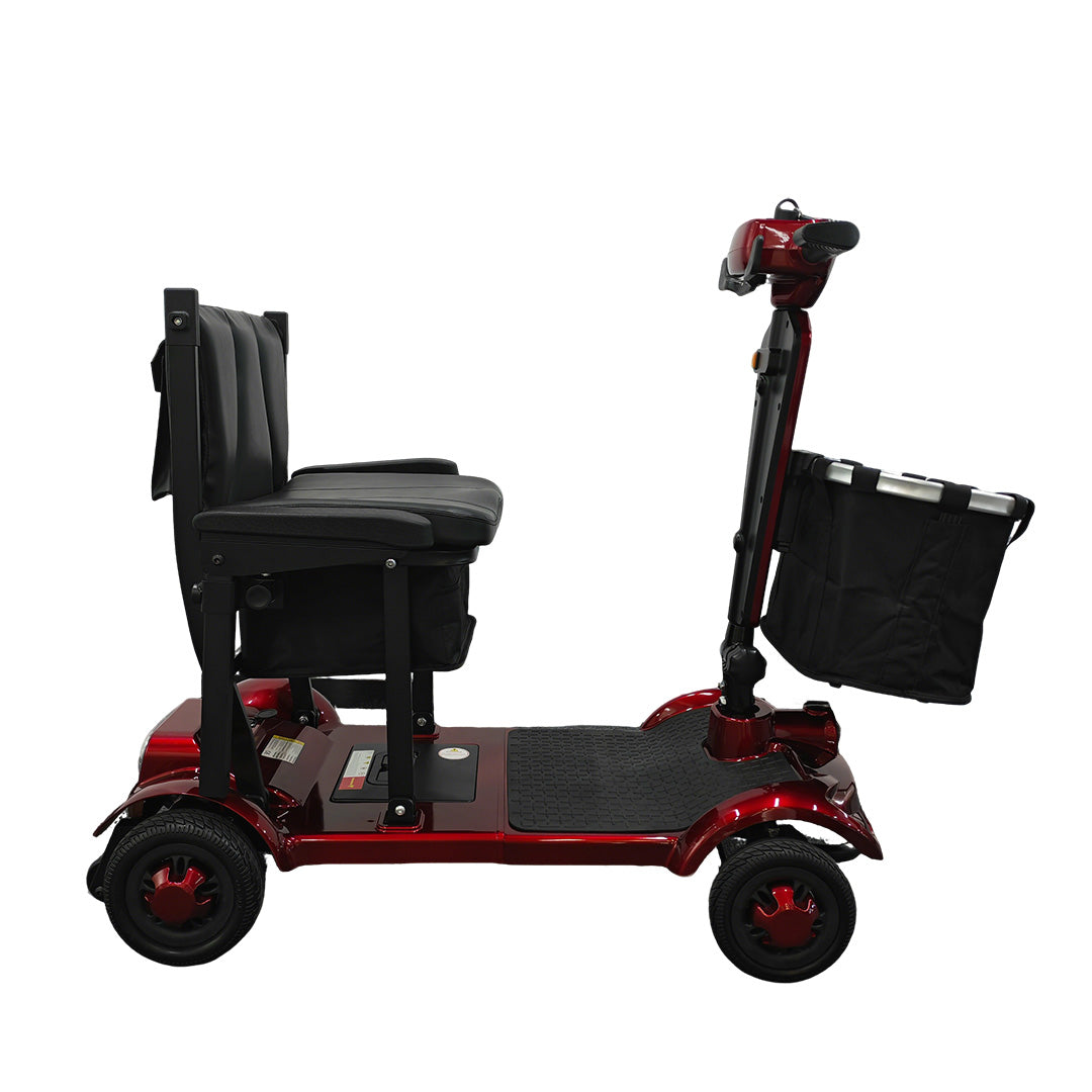 Adults Electric Scooter, Foldable Mobility Scooter with Single/Dual 24V 15.6Ah Lithium Battery