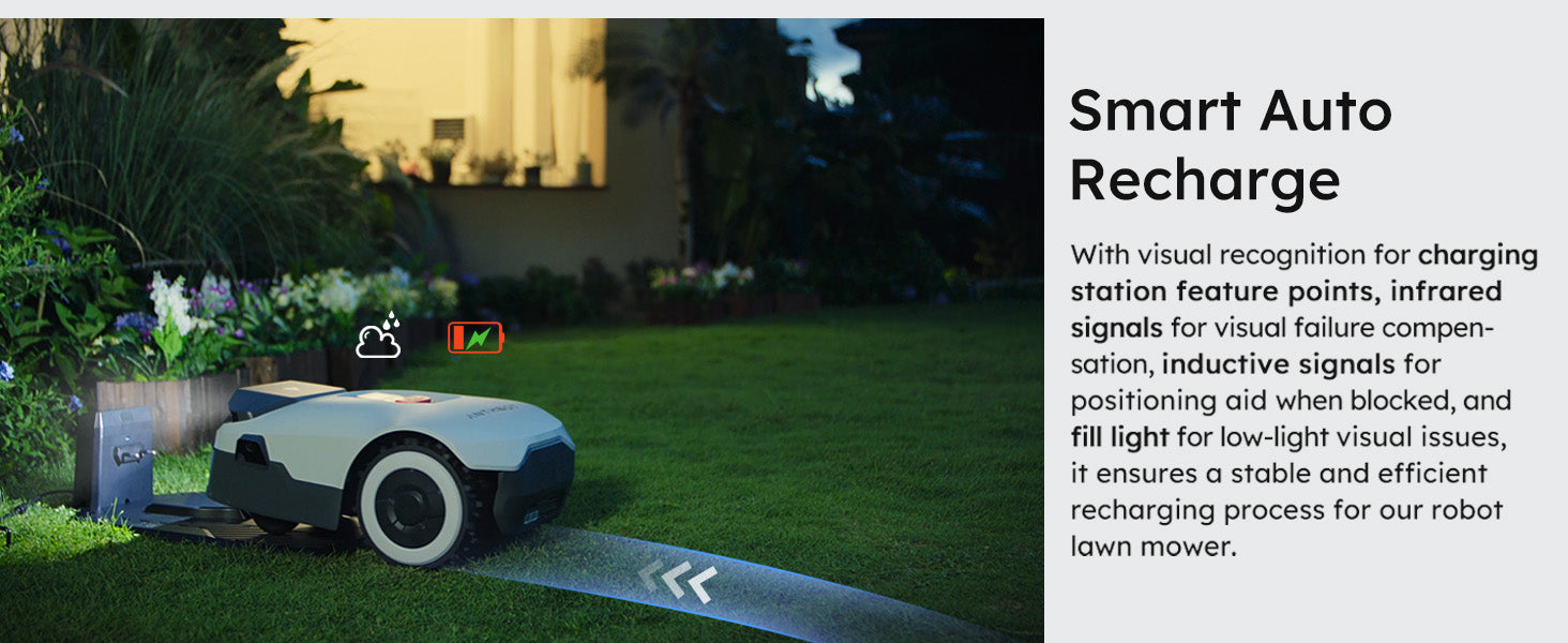 ANTHBOT Genie Series Robot Lawn Mower RTK AI Vision Wireless