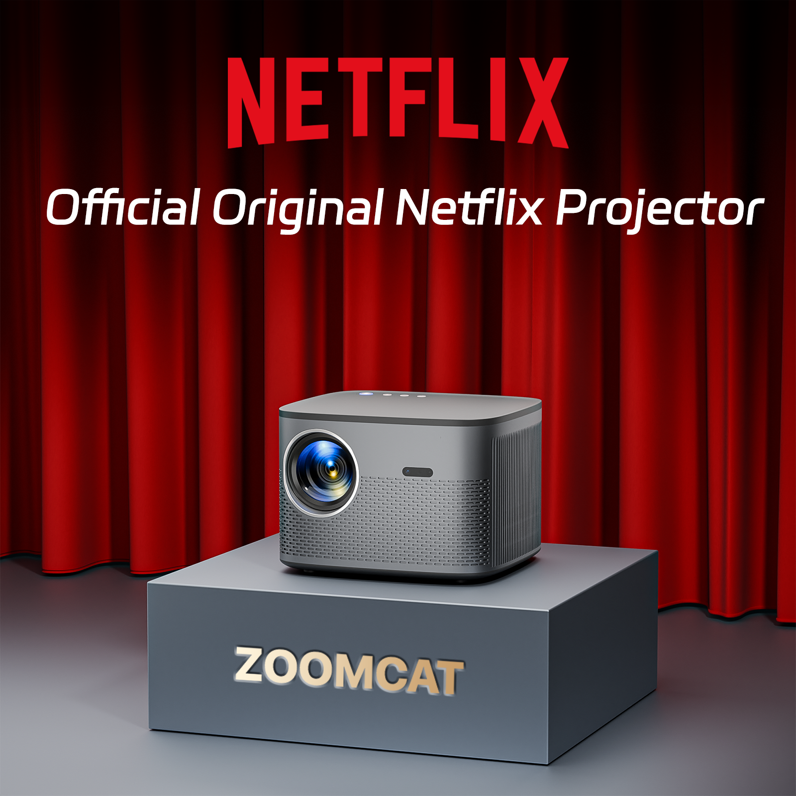 Projector 4K Full HD 1080P 28000LM Auto Focus/Keystone with WiFi6
