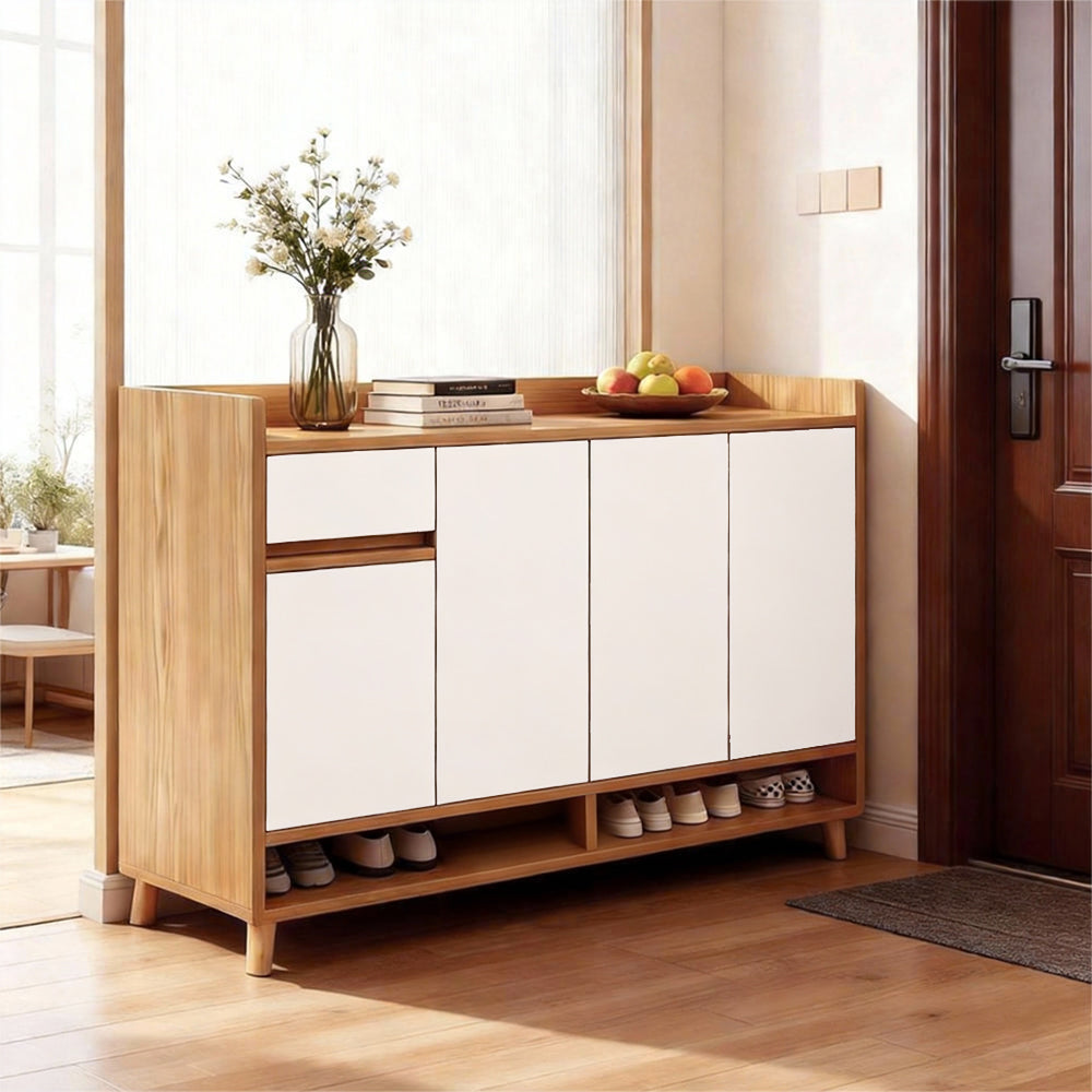 Four-door shoe cabinet and storage cabinet（push-to-open door）
