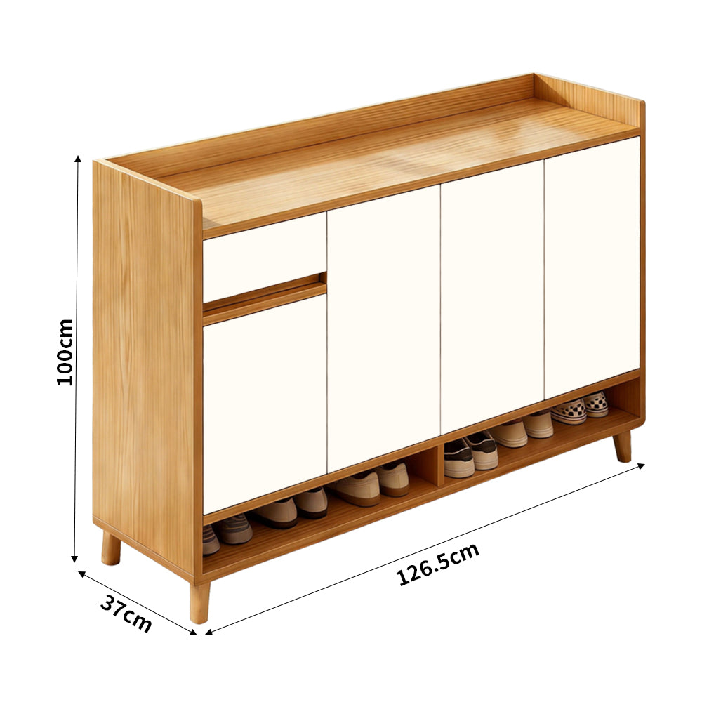 Four-door shoe cabinet and storage cabinet（push-to-open door）