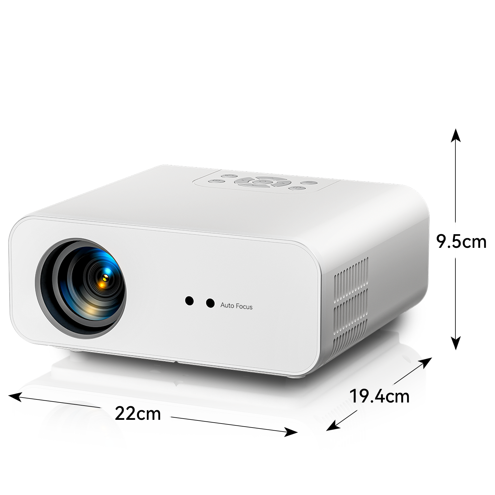 Projector 4K Auto Focus Support WiFi Bluetooth with Netflix/YouTube