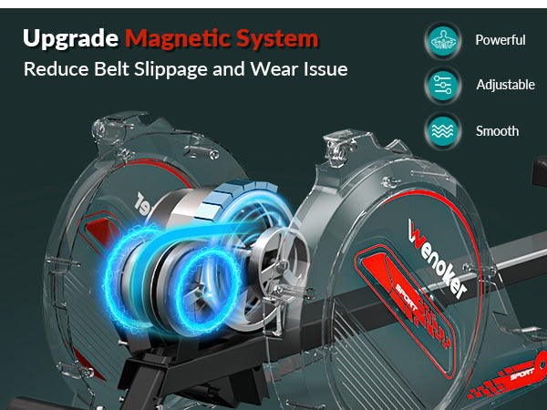 Rowing machine,wenoker magnetic rower machine for home