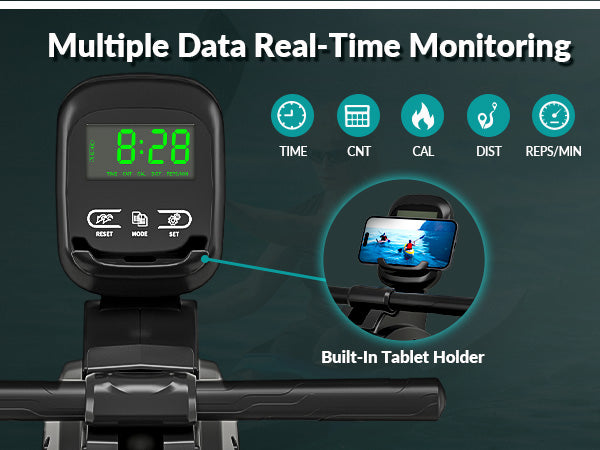 Rowing machine,wenoker magnetic rower machine for home