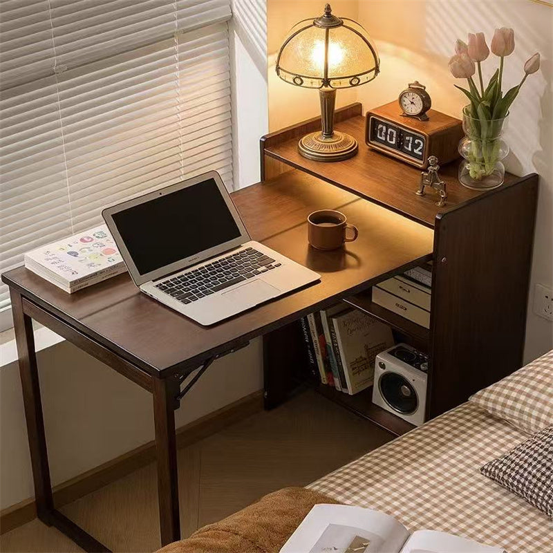 Solid Wood Folding Desk, Student & Home Use Computer Table, Small Stud