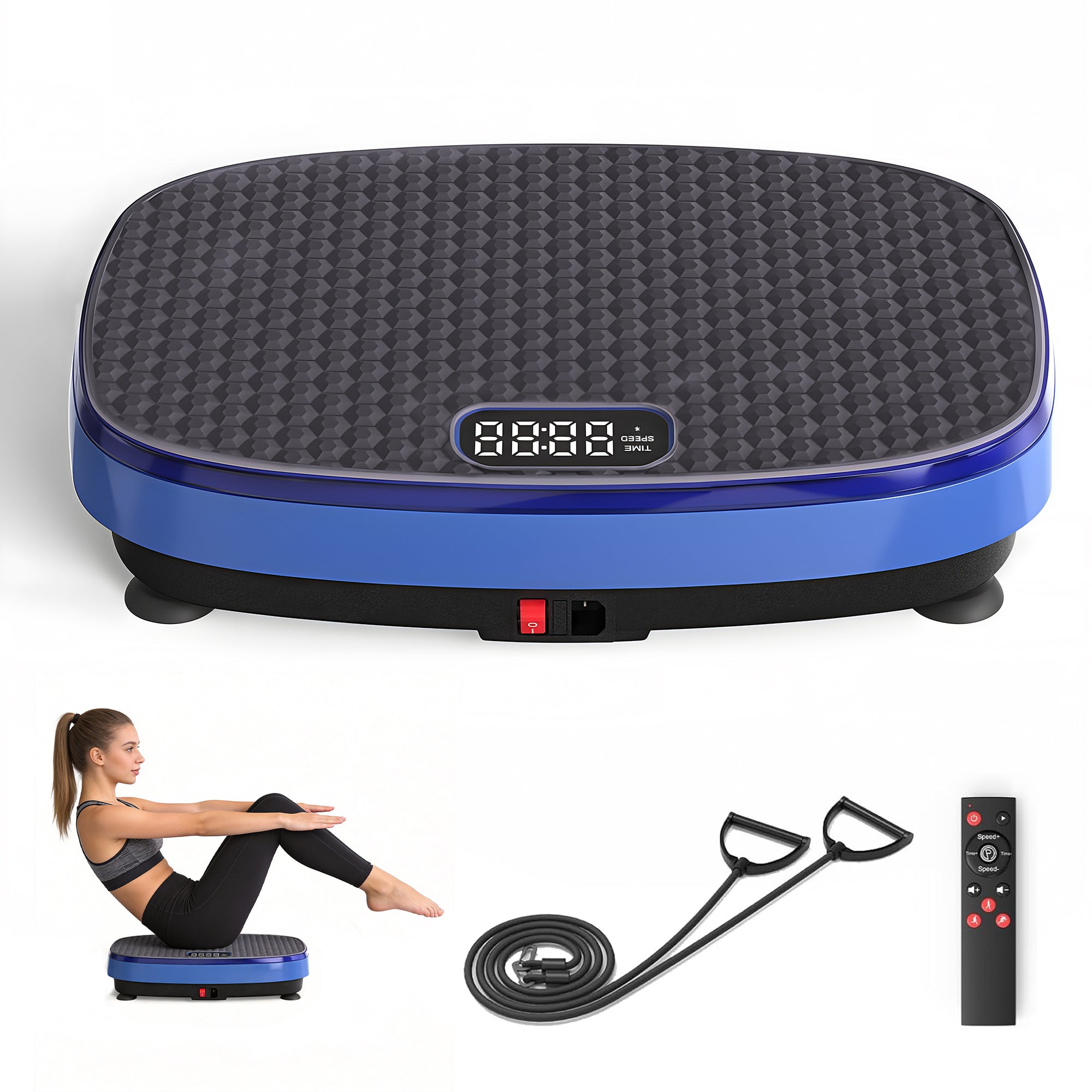 Bluetooth music mute vibration plate exercise machine
