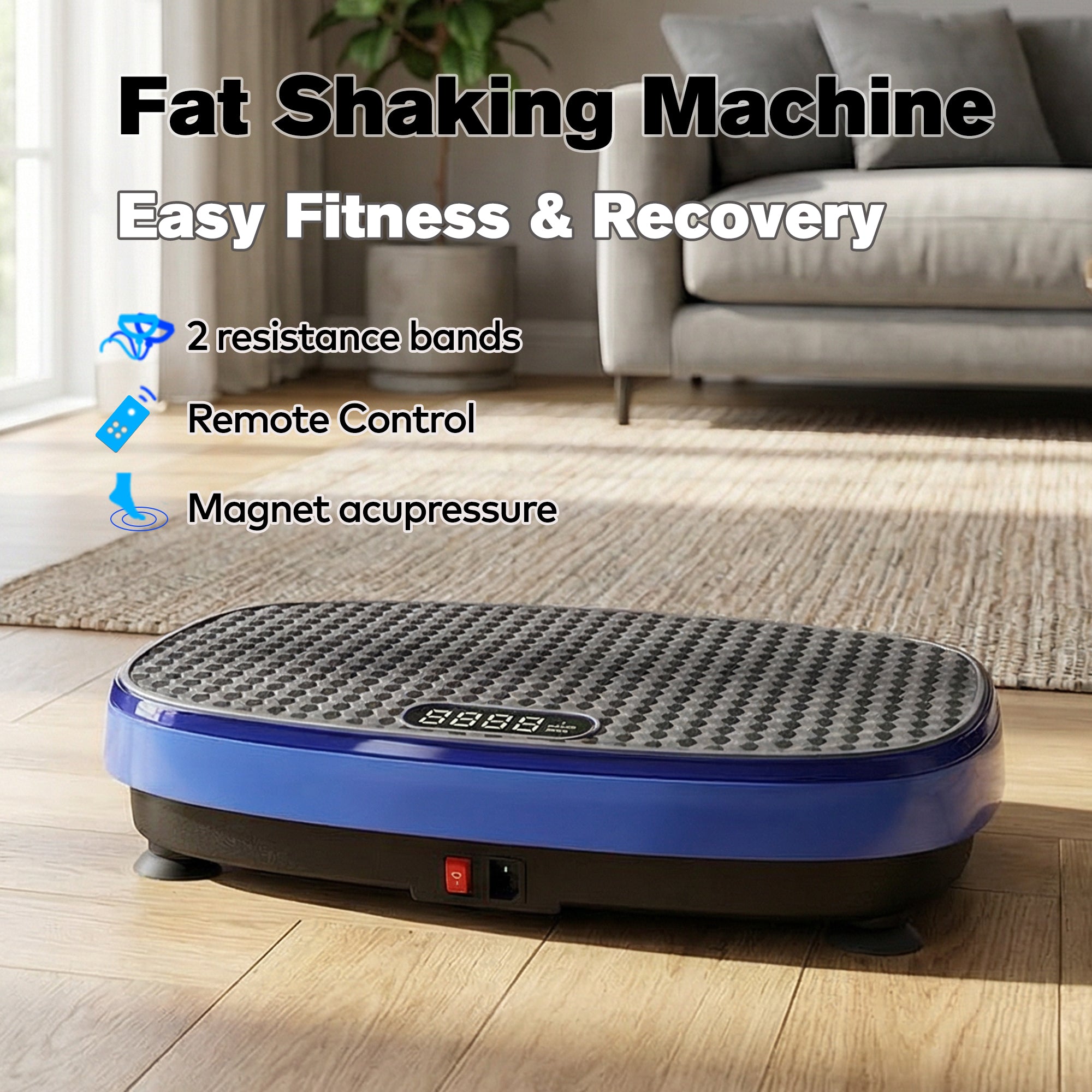 Bluetooth music mute vibration plate exercise machine
