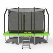 Outdoor Trampoline with Safety Enclosure Net for Kids, Rectangle, 7*10ft