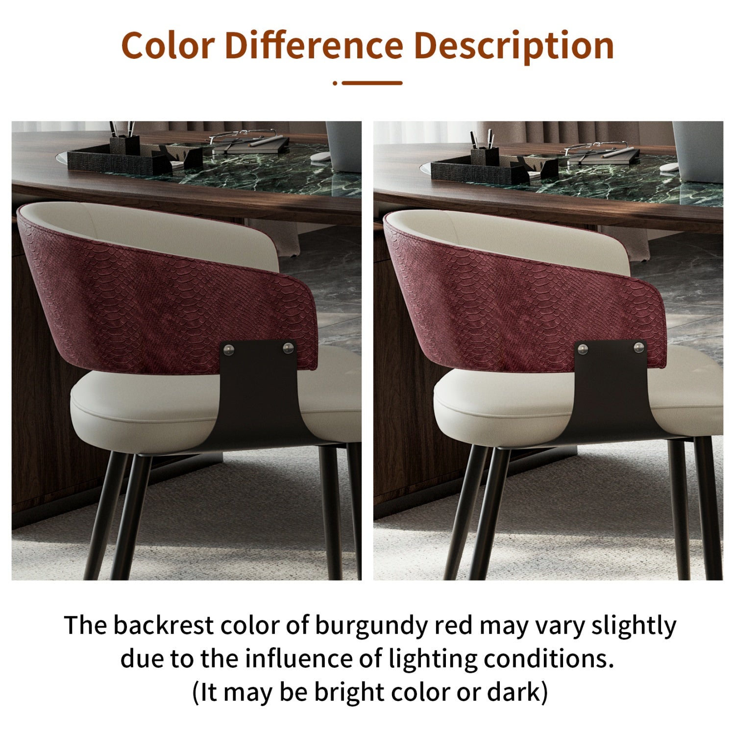 Modern Dining Chairs Set Microfiber Leather Kitchen Chairs Wide Seat
