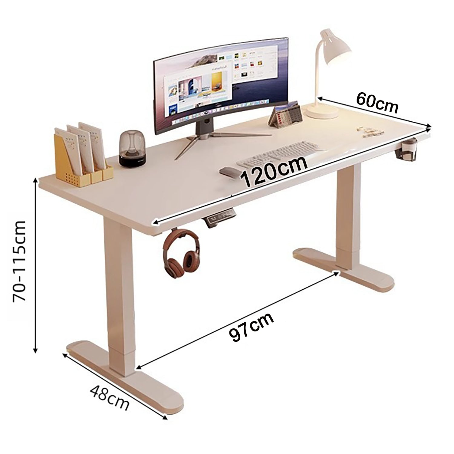 Electric Height Adjustable Standing Desk