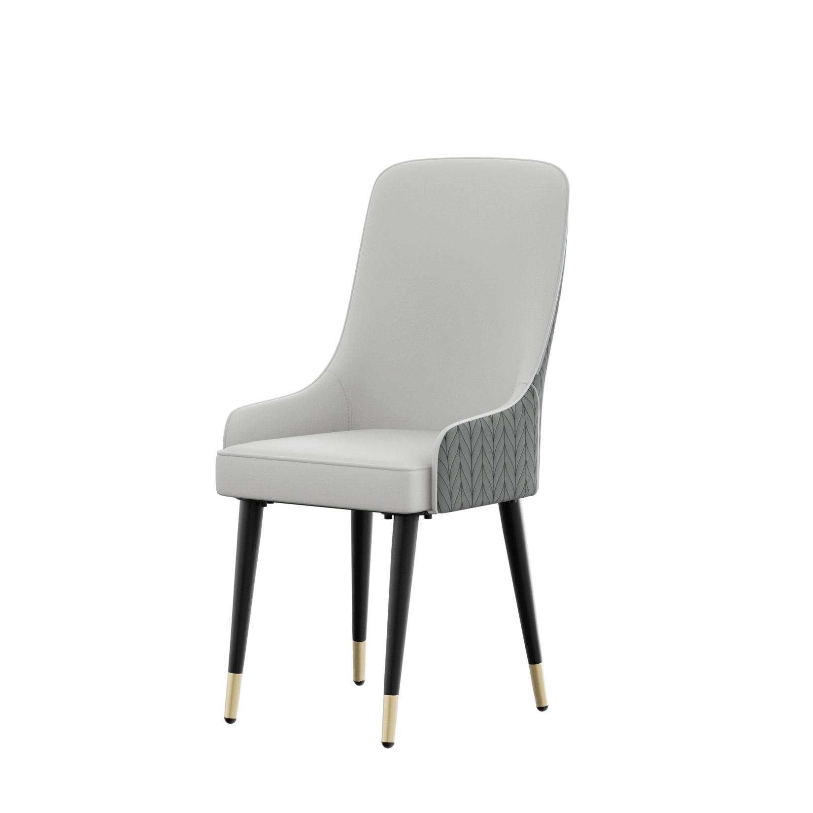 2PCS Dining Chairs Microfiber Silicone Leather Kitchen Dining Chairs