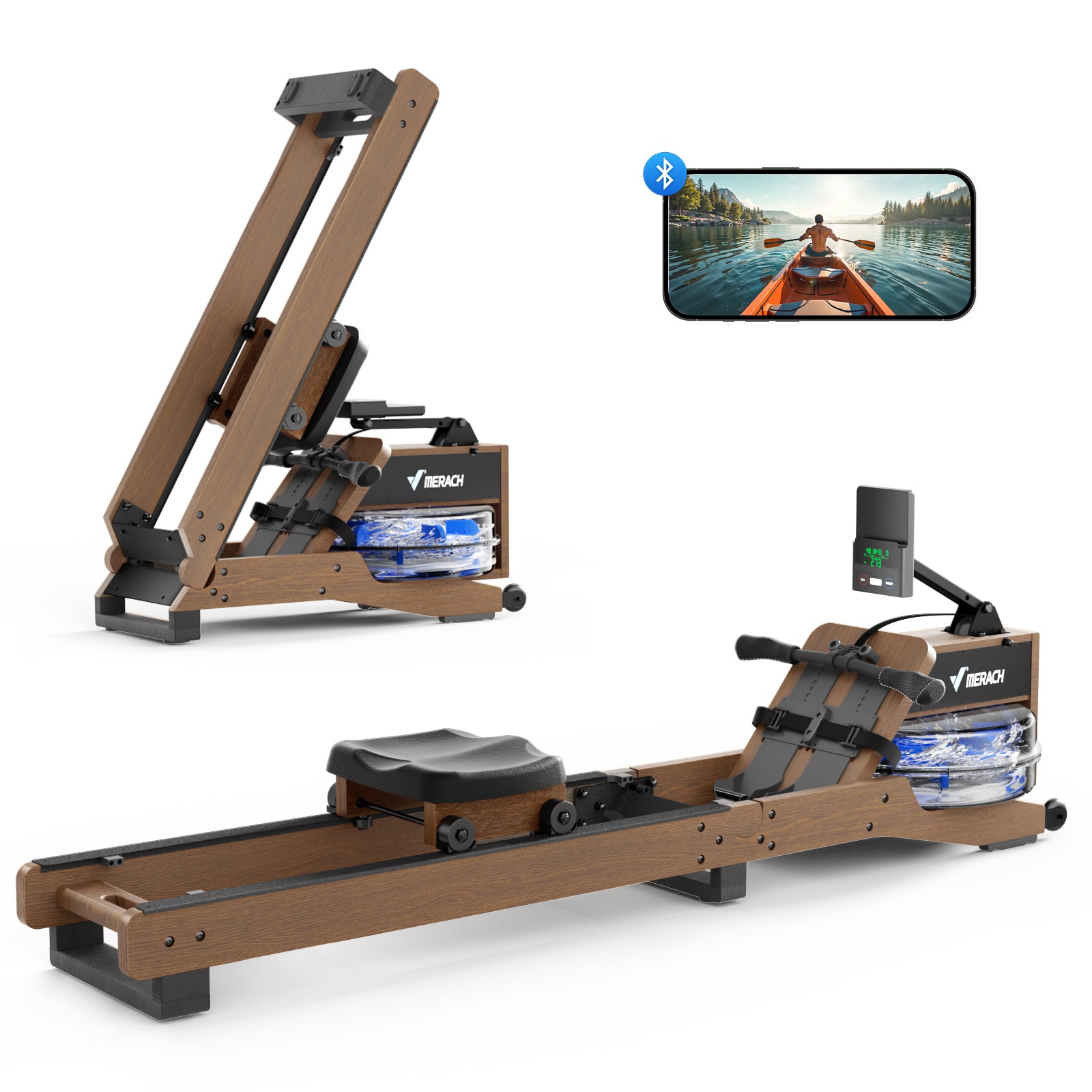 MERACH Household Water Resistance Rowing Machine