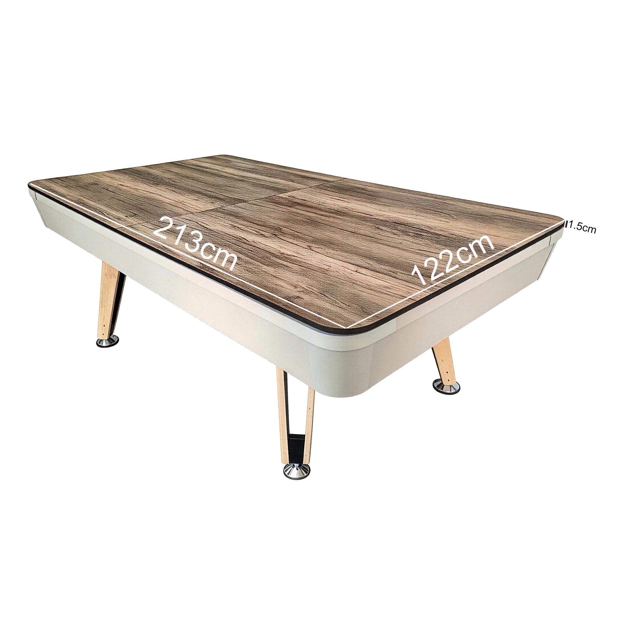 7FT Solid Wood Legs Billiard Pool Table with Full Accessories