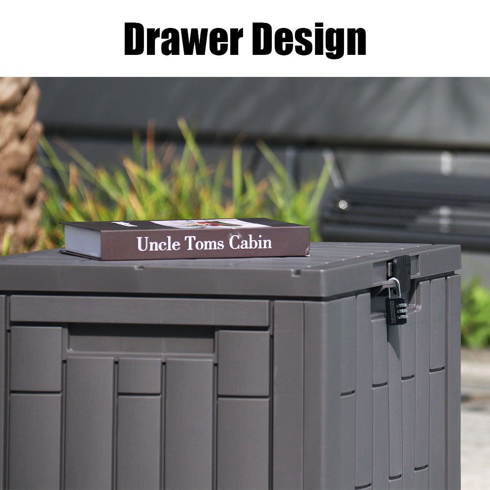 Large-capacity outdoor storage box, tool and equipment storage box